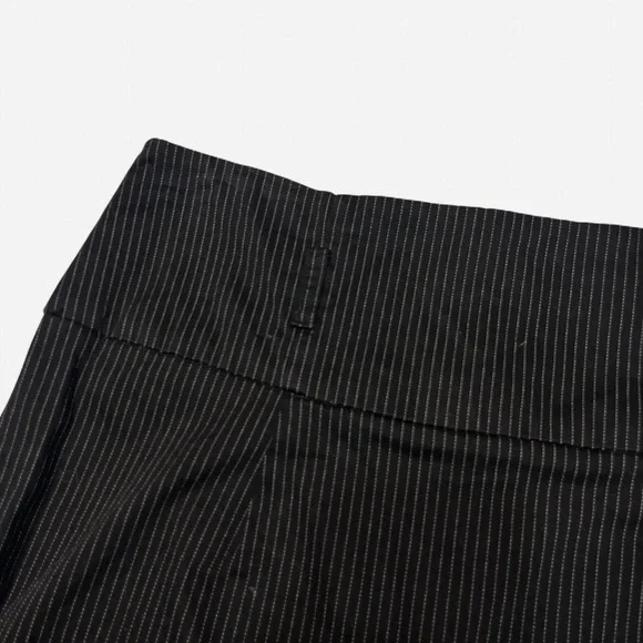 Y2K Pinstriped Midi Pencil Skirt Size 13 Office Siren Preppy Academia - Picture 3 of 5